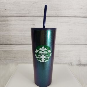 Starbucks Green Glitter Stainless Steel Tumbler